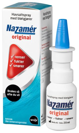 Nazamer Original saltvann nesespray 20 ml