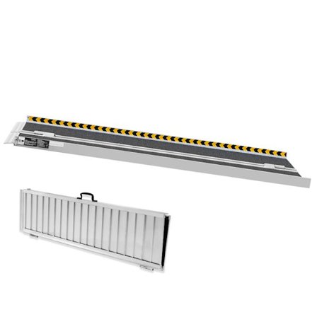 Transportabel Rampe til Rullestol - DUOKU - 5 Fod - Aluminium - 363 kg - Sammenfoldelig