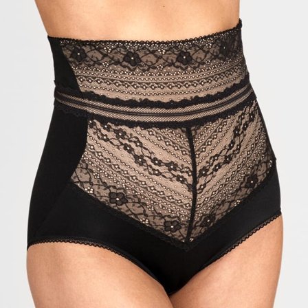 Miss Mary of Sweden Lace Vision Extra Hög Trosgördel Trosor Dam Svart 36