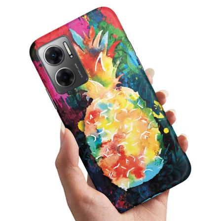 Xiaomi Redmi 10 5G - Cover/Mobilcover Regnbue Ananas