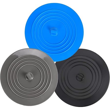 3 stk. silikone afløbspropper, universelle afløbspropper, vaskeprop, silikone badekarspropper, til vask, badeværelsesvask