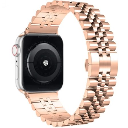 Royal Bracelet i Rostfritt Stål – Armband till Apple Watch 38mm/40mm/41mm – Roseguld