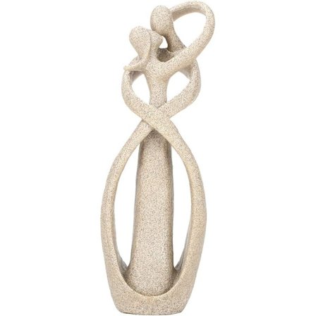 Käsintehty hiekkakivi hiekkakivi suuteleva pariskunta patsas askartelu veistotaide miniatyyri malli koristelu