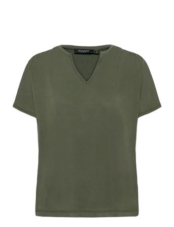 Slcramer Top Ss T-shirt Top Grøn Soaked In Luxury