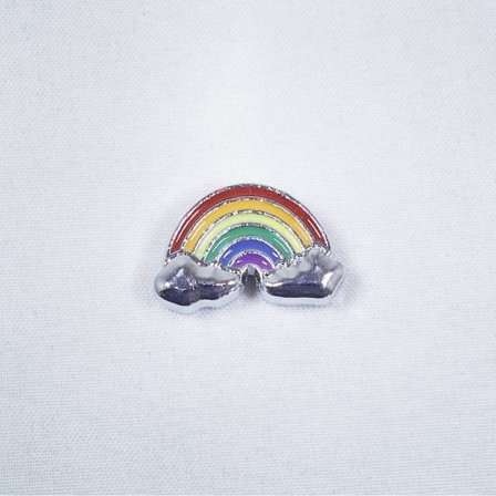 Berlock till Namnarmband Regnbåge - Busy Lizzie