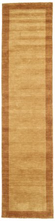 Vlněný Koberec Jednobarevný Handloom Frame Zlatá Malý