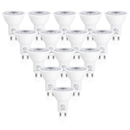 RisingFF GU10 LED-lampa Kallvit, 7W motsvarande 70W halogenlampa, 720LM, LED-spotlightlampor, Ej dimbar, 20-pack-FF-