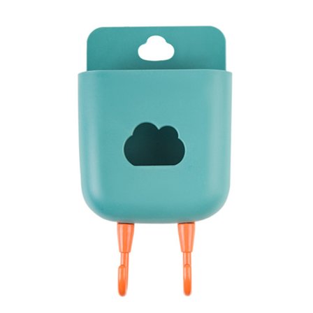 4 kpl Seinään kiinnitettävä TV:n kaukosäätimen teline koukuilla kotiin, toimistoon, matkapuhelimelle, kuulokkeille tummanvihreä