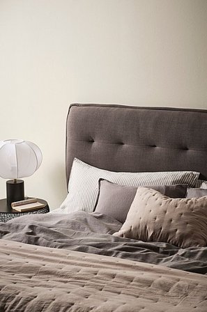 Jotex - Hoofdbord 180 Cm Donkergrijs Donkergrijs - ROSARIO - Koop Hoofdborden bij Jotex