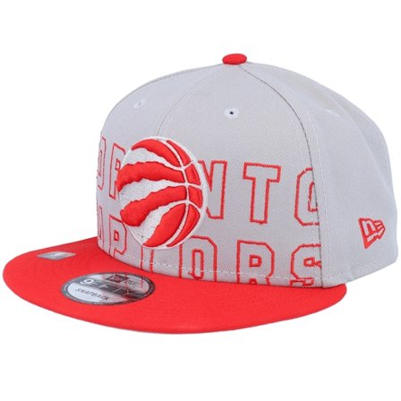 New Era - NBA Grey snapback Czapka Z Daszkiem - Toronto Raptors 2023 NBA Draft 9FIFTY Grey/Red Snapback @ Hatstore