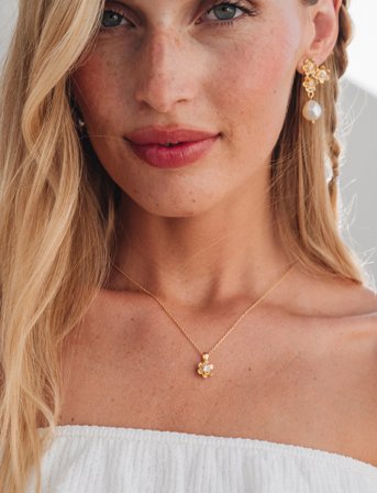 Caroline Svedbom Juni Necklace Gold - Gold - ONE SIZE