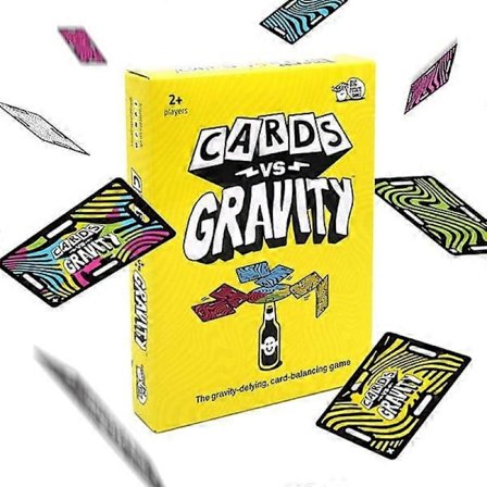 Big Potato Cards vs Gravity: Tyngdekraft-trodsende kortbalancespil | Sjovt kortspil | 2+ spillere.