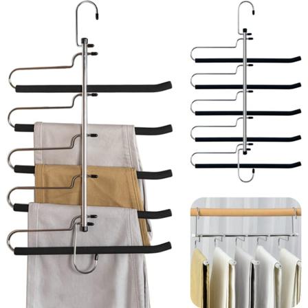 Multifunktionell byxhängare Black