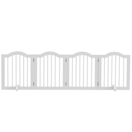 4-osainen koirakatto, 203,5 x 61 cm, kokoontaitettava koiran portti ovella, oven turvaportti 2 tukijalalla, vapaasti seisova porrasportti