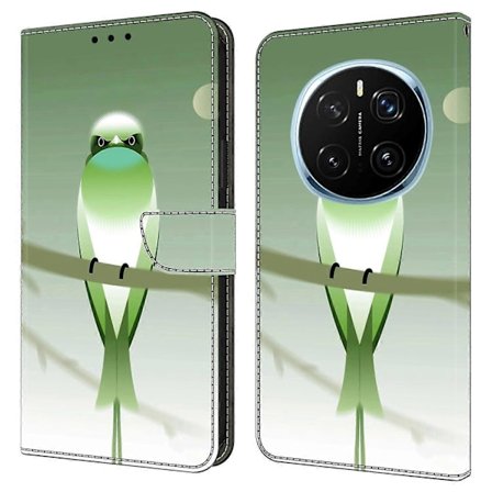 For Honor Magic7 Pro 5G Deksel PU Lær Lommebok Telefondeksel med Støtte