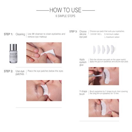 ibcccndc Ögonfranspermanent & Lyftkit med 10 verktyg