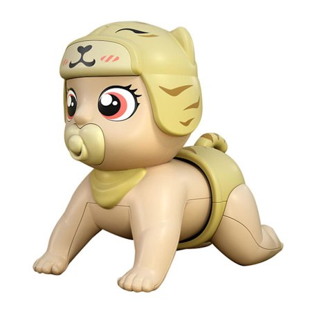 Elektrisk talande krypande docka musik pedagogiska leksaker för 0-2 år gamla (flickor)