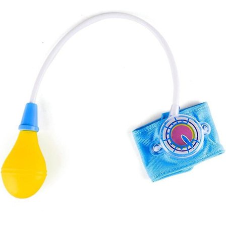 2 Par Blå Simuleret Blodtryksmåler Legetøj, Børn Simulation Familie Doktor Legetøj Lille Sygeplejerske