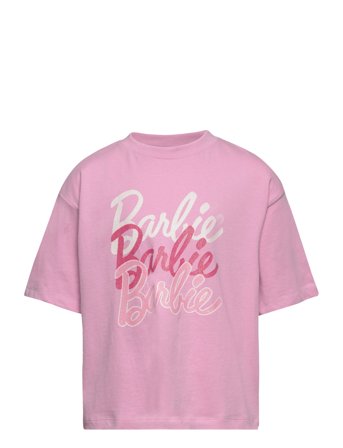The New Tnbarbie Os S_S Tee - Pink - 146/152
