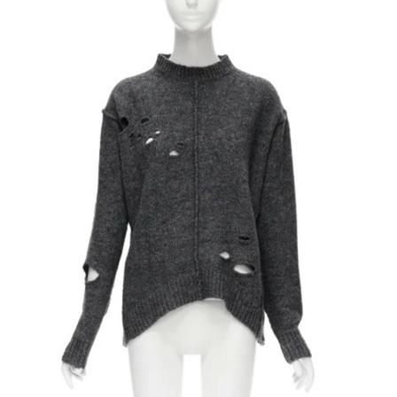 Isabel Marant Pre-owned Pre-owned Wool tops , Grijs , Dames , Maat: S