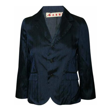 Marni Pre-owned Blazer Blå, Dame Vintage Jakker, Størrelse: S