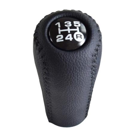 Växelspak 5-växlad manuell växellåda Läderöverföring Växelväxel Passar för Toyota Prado LC120 Land Cruiser Prado 2003-2009-Svart-1 Black-1