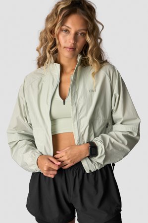 ICANIWILL - Mirage Cropped Jacket Wmn Faded Sea Green - Takit - Naiset - Treenivaatteet ICIW:ltä