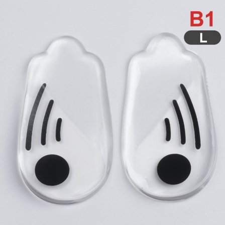 Magnetisk massage Innersula O/X Ben Orthosis Heel Pad Fotform Co B1