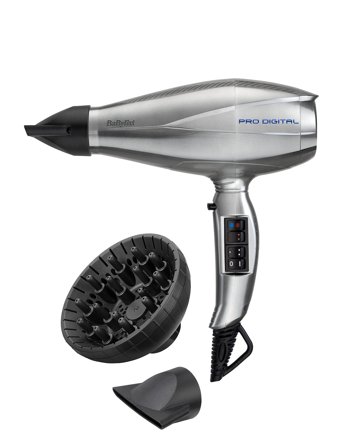 BaByliss Pro Digital - Silver - ONE SIZE