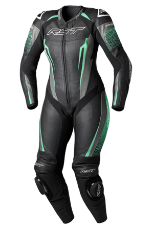 Mono de Cuero Mujer RST Trachtech Evo 5 Negro/Aqua/Gris M