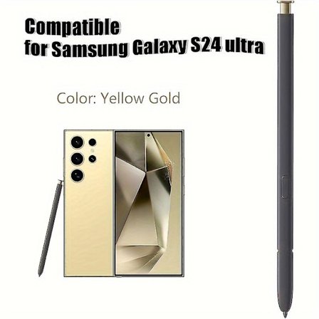 S24 Ultra Stylus Pen til Galaxy S24 Ultra 5G - Præcision 0,7 mm Spids, 4096 Trykniveauer, Trådløs, Kompatibel med Alle Versioner (FMY)