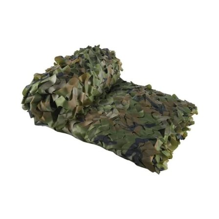 Vihreä naamioverkko Suorakulmainen varjopurje naamiointi sha