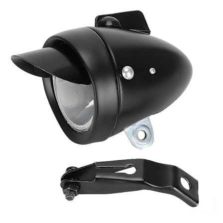 Cykel Framlampa Mountainbike Huvudlampa Led Ridutrustning (svart) (1st)