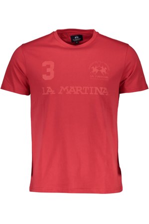 La Martina T-shirt Maniche Corte Uomo Rosso