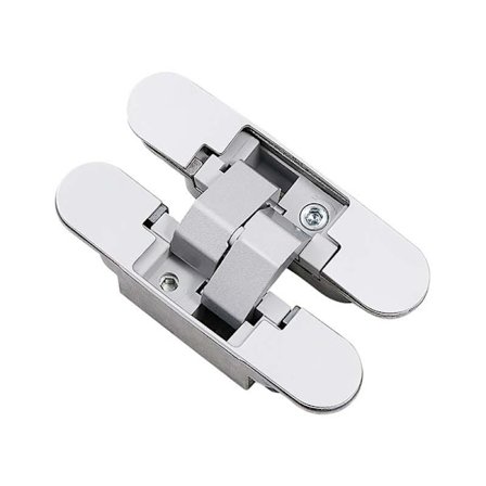 Osynliga gångjärn för dörrar, set med 2 osynliga gångjärn för tunga dörrar, lastkapacitet 40 kg, öppning 180o