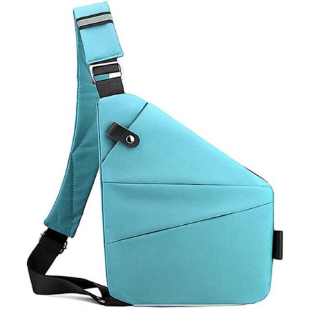 Tyverisikker reiseveske, vanntett crossbody-reiseveske, slank sling-veske crossbody-reiseveske, avslappet ryggsekk, brystvesker for menn, reise{f2}