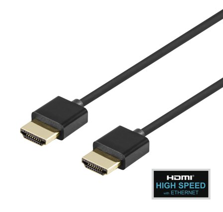 Deltaco Ultra-thin HDMI cable, 4K UHD, 3m, black