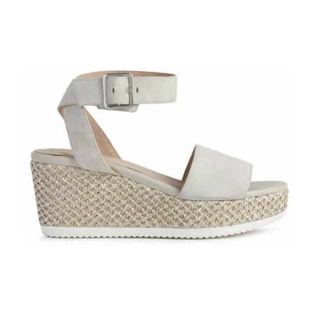 Geox, Flat Sandals Biały, Kobieta, Rozmiar: 40 EU