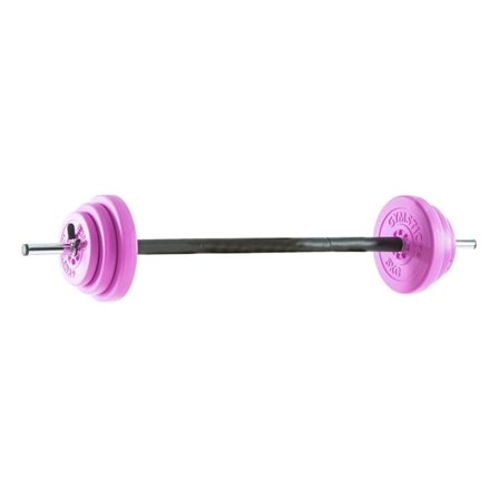 Gymstick Vægtstangsæt Pink 20 kg