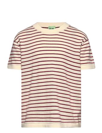 Summer Tee Tops T-shirts Short-sleeved Multi/patterned FUB