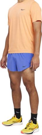 Saucony Men's Time Trial 3" Short Men workout shorts Blue M