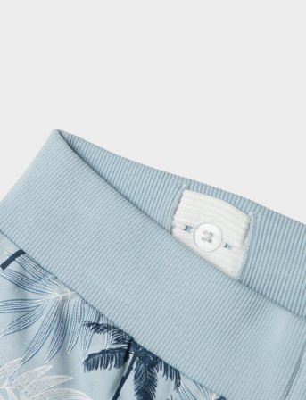 name it Nkmvermo Aop Long Swe Shorts Unb F Noos - Blue - 164