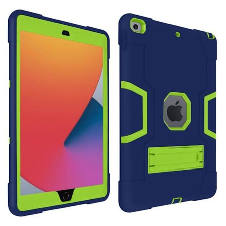 iPad 10.2 kuori - ILMOITA - 2020/2019 - Iskunkestävä - Silikonigeeli - Lasten tuki