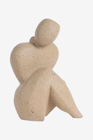 Present Time - Staty Abstracto Tip Large - Brun - Prydnadssaker - Från Homeroom