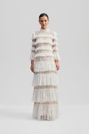 Malina - Carmine maxi dress - XXS - White