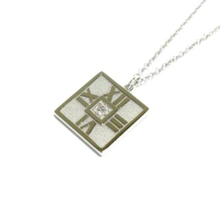 Tiffany & Co. Pre-owned Pre-owned White Gold necklaces , Grijs , Dames , Maat: ONE Size Vintage Sieraden