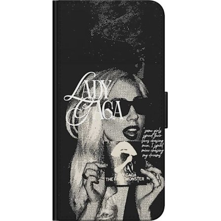 Kompatibelt Lommeboketui til Samsung Galaxy Note 10 Lite Lady Gaga svart-hvit retroplakat med solbriller og popkonst-estetikk