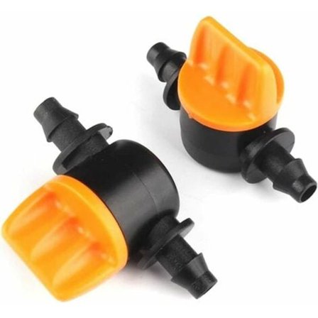 20-pakning mikro 4mm piggslang hage vannings slange vannstrøm kontrollventil drypp vanningssystem hageslange kobling kontakt tilbehør