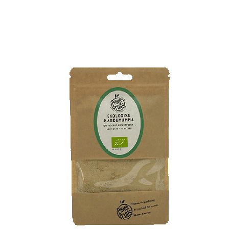 Powerfruits Økologisk Malt Kardomme 30 g
