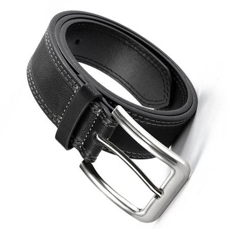 Stilfuldt læderbælte - 120 cm